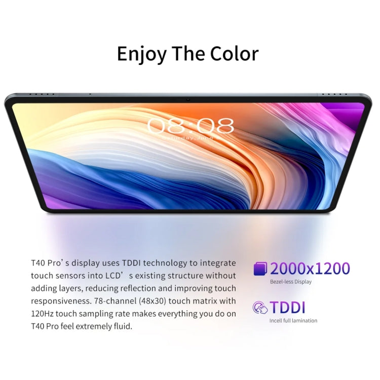 Teclast T40 Pro 2023 Tablet PC 10.4 inch,  Android 12 Unisoc T616 Octa Core, 4G LTE Dual SIM