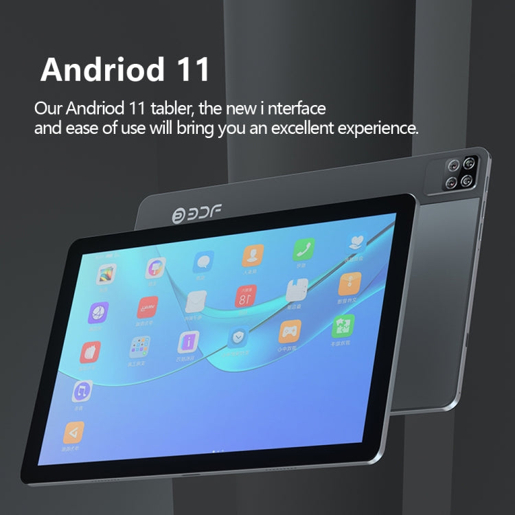 BDF P40 4G LTE Tablet PC 10.1 inch, Android 11 MTK6755 Octa Core, Support Dual SIM, EU Plug