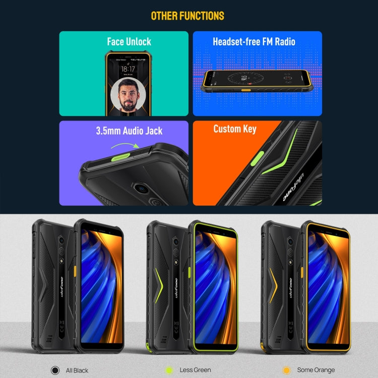 Ulefone Armor X12 Pro, 5.45 inch Android 13, 4GB+64GB, G36 Octa Core, NFC