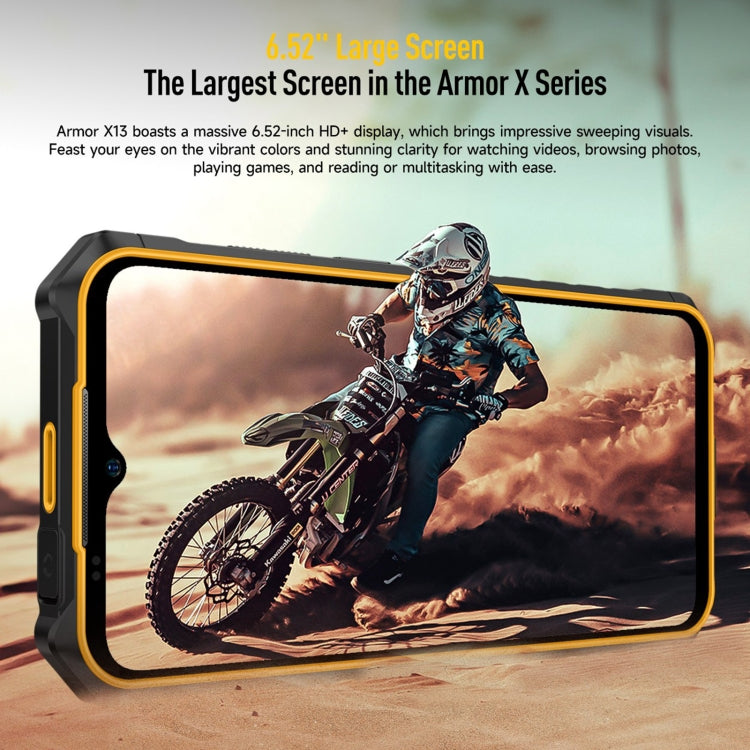 Ulefone Armor X13, 6.52 inch Android 13 4G, 6GB+64GB, Octa Core, NFC