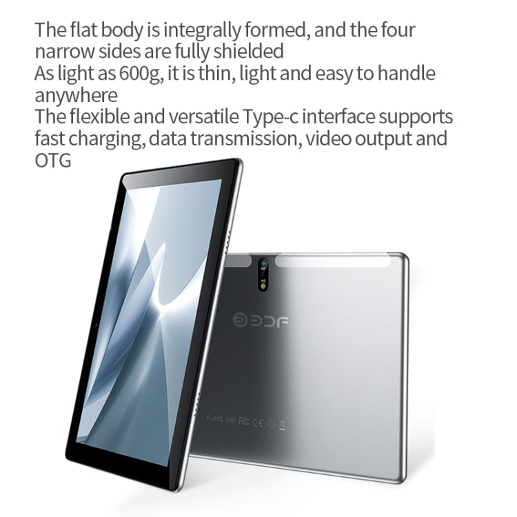 BDF M107 4G LTE Tablet PC 10.1 inch, Android 13 MTK6762 Octa Core, Support Dual SIM, EU Plug