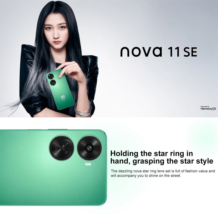 HUAWEI nova 11 SE, Screen Fingerprint Identification, 6.67 inch HarmonyOS 4.0 Qualcomm Snapdragon 680 Octa Core, Network: 4G, NFC, OTG, Not Support Google Play