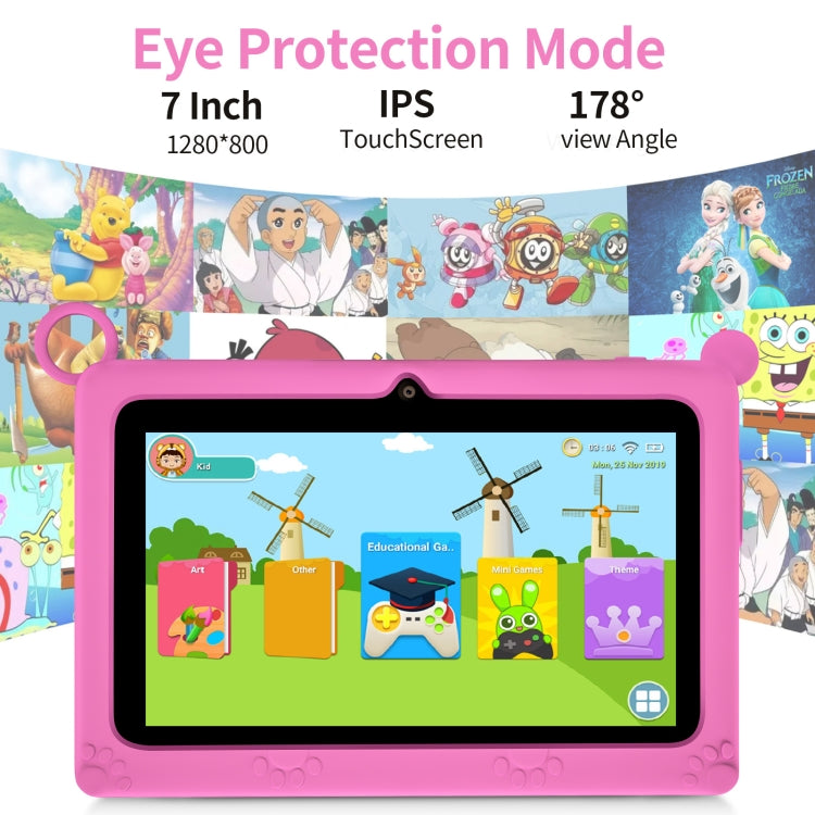 KidSil 7 inch Kids Tablet with Silicone Case