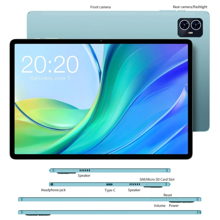 Teclast M50 4G LTE Tablet 10.1 inch, Android 13, Dual SIM