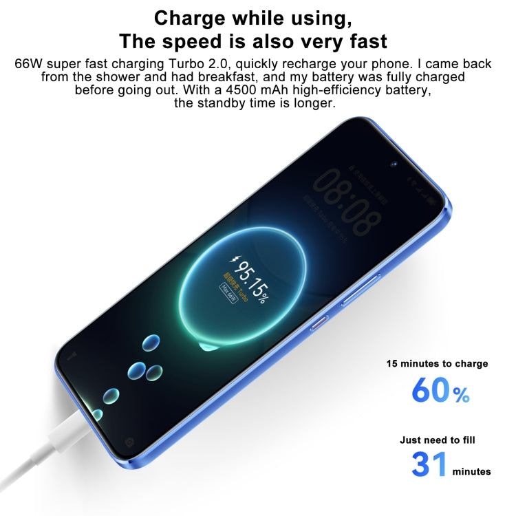 Huawei nova 12 Active, Screen Fingerprint Identification, 6.7 inch HarmonyOS 4.0 Qualcomm Snapdragon 778G 4G Octa Core, Network: 4G, NFC, OTG, Not Support Google Play