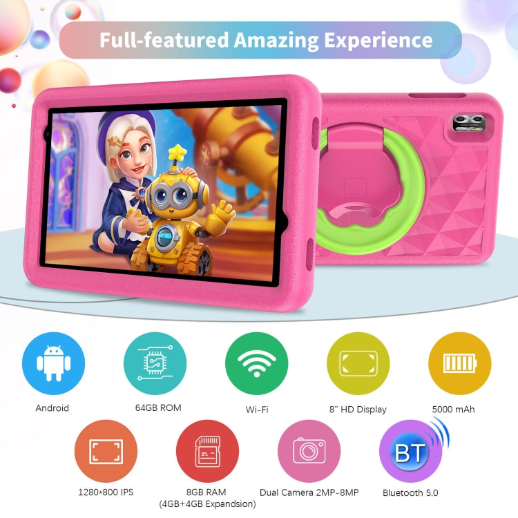 PritB8K 8 inch 4G LTE Kid Tablet