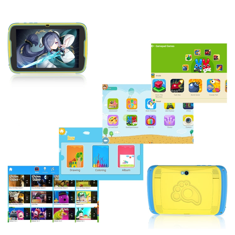 PritMQ818 8 inch WiFi Kids Tablet