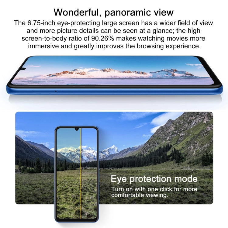 HUAWEI Enjoy 70z, Side Fingerprint Identification, 6.75 inch HarmonyOS 4.0 Octa Core 2.4GHz, Network: 4G, Not Support Google Play, 8GB+128GB, 8GB+256GB