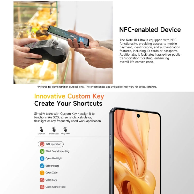 Ulefone Note 18 Ultra, 6.78 inch Android 13 Octa Core 2.0GHz, NFC, 5G