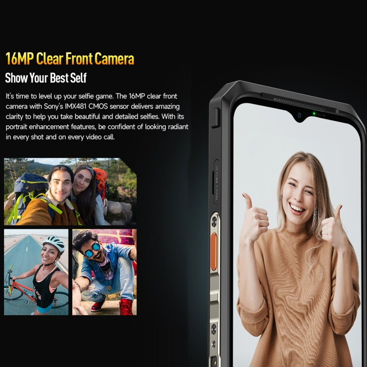 Ulefone Power Armor 19, 6.58 inch Android 12, 4G, Triple Back Cameras, 9600mAh Battery, Side Fingerprint Identification, Octa Core up to 2.2GHz, NFC